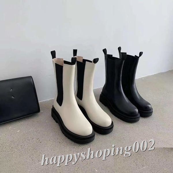 

2021 ankle boots lusso progettista leather classic quilted cloth matching color overshoes casual non-slip and wear resistant 1:1 high qualit, Black