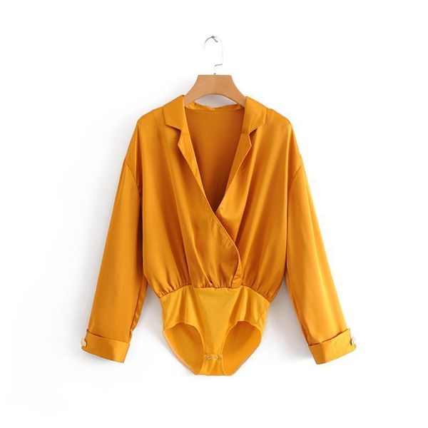 

women elegant candy color bodysuits shirt casual buttons decoration siamese blouse playsuits vintage chic feminina blusas ls2740, Black;white