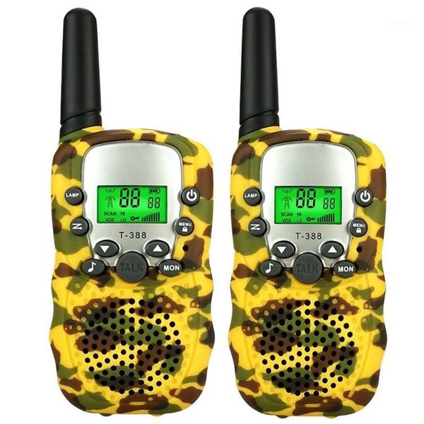 

walkie talkie mini walkie-talkies t388 1w 22ch lcd display for kid children two way radios long range two-way radios1