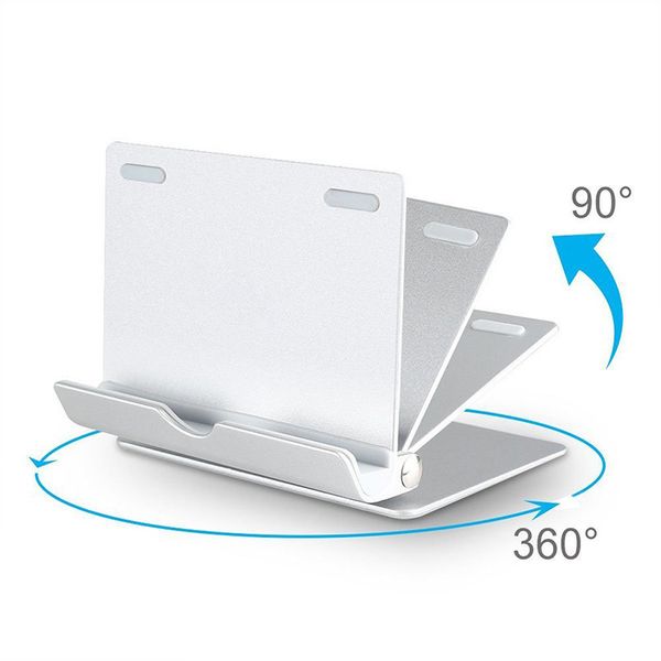 

lazy man aluminum alloy mobile phone flat stand deskfolding multi-functional multi angle adjustable bracket