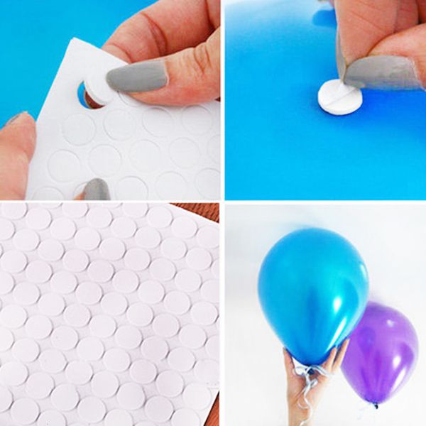 

100 points attachment dots birthday party new year decor for home glue dot attach balloons ceiling wall stickers