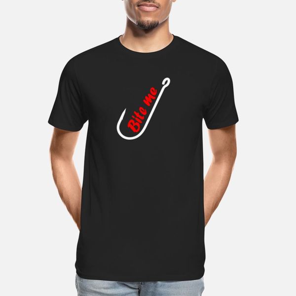 

bite me fishing hook designers graphic t shirt funky unique slim fit tracksuit hoodie sweatshirt