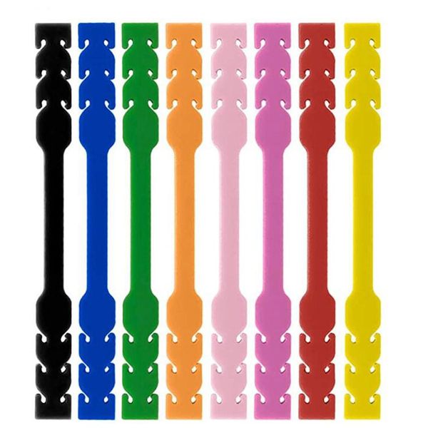 

8шт набор маске ушной крючок ушного крючок маска rubber удлинитель пряжка fixed ear hook косплей пользовательского бандана wmtaba yycolor