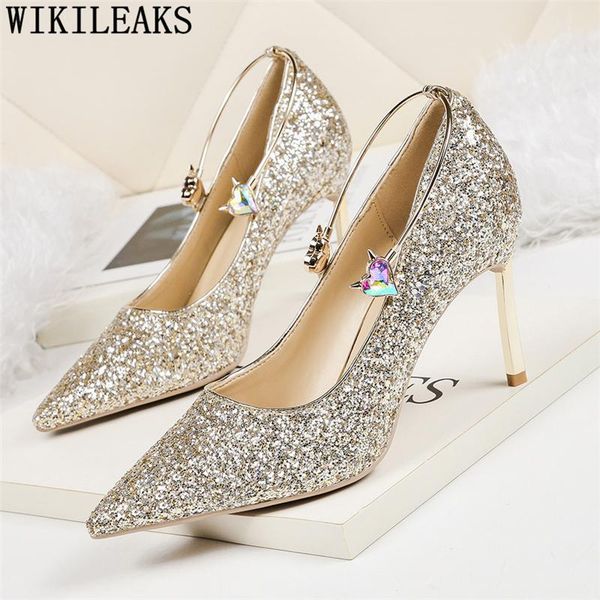 

diamond heels valentine shoes glitter heels ladies shoes red pumps extreme high party for women tacones mujer, Black