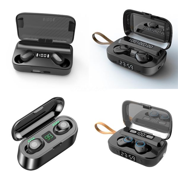 

g5s 3500mah led bluetooth wireless earphones headphones earbuds tws touch control sport headset noise cancel waterproof for cell phone#723