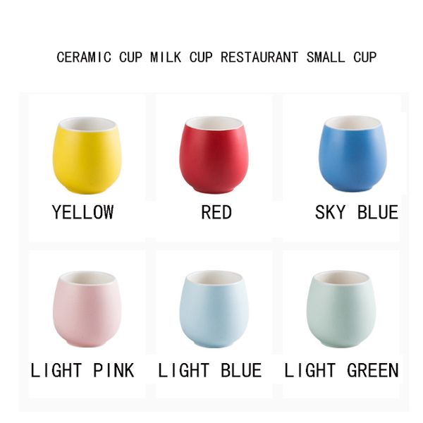 

color glaze ceramic cup home coffee milk cup l restaurant small cup