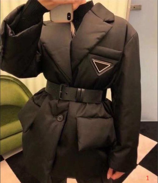 

20fw women jacket down parkas long coat winter style with betl corset lady slim fashion jackets pocket outsize warm coats s-l, Black