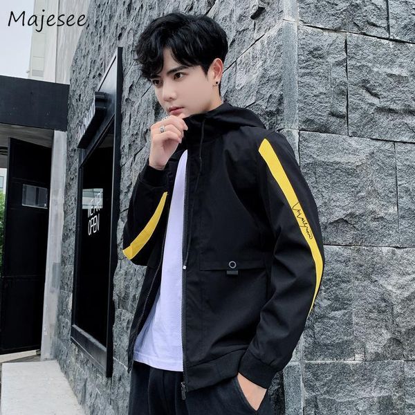 

jacket men zipper long sleeve 2020 new trendy plus size mens jackets printed harajuku males clothes casual chic1, Black;brown