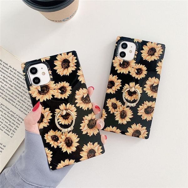 

flykylin stand holder case for iphone 12 11pro max se 2020 xr xs max 7 8 plus abstract geometry square matte soft wmtdko yyysports