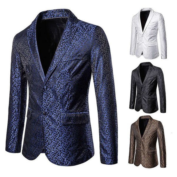 

suit british style large men's embossed craft coat x74, White;black