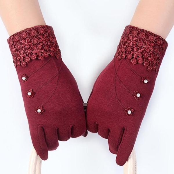 

women' fashion touch screen winter warm keeper riding gloves, Blue;gray