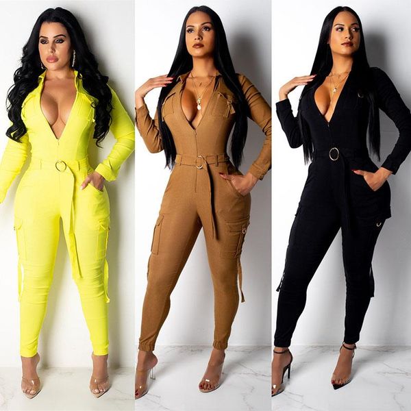 

rompers womens jumpsuit fashion stripe fit skinny overalls streetwear ladies casual one piece clothes solid polyester kg-267, Black;white