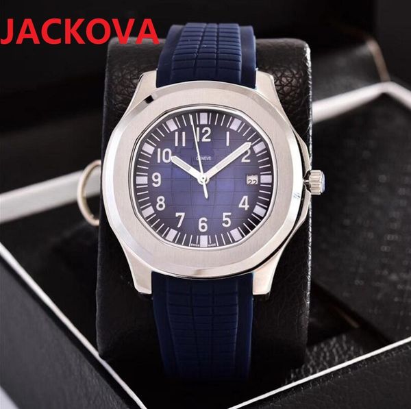 Fábrica 5A mens automático mecânico 41mm relógio azul preto marrom borracha cerâmica safira vidro super luminoso relógios de pulso montre de luxo