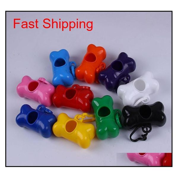 

garbage clean storage box pet dog bags plastic bone type degradable pick up waste poop bag doggy scoopers ga qyljqj yh_pack