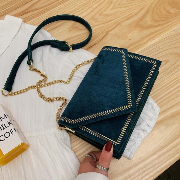 

новые ins горячие конверт crossbody сумки мода бархатная площади сумка luxury высокого качества женщин конструктора посланника сумки sac a г