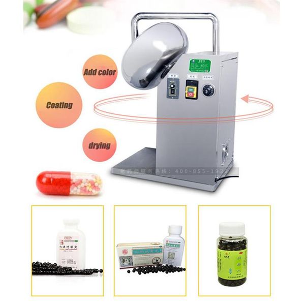 

stainless steel automatic pill almond nuts sugar popcorn candy chocolate coating pan machine in stock a55