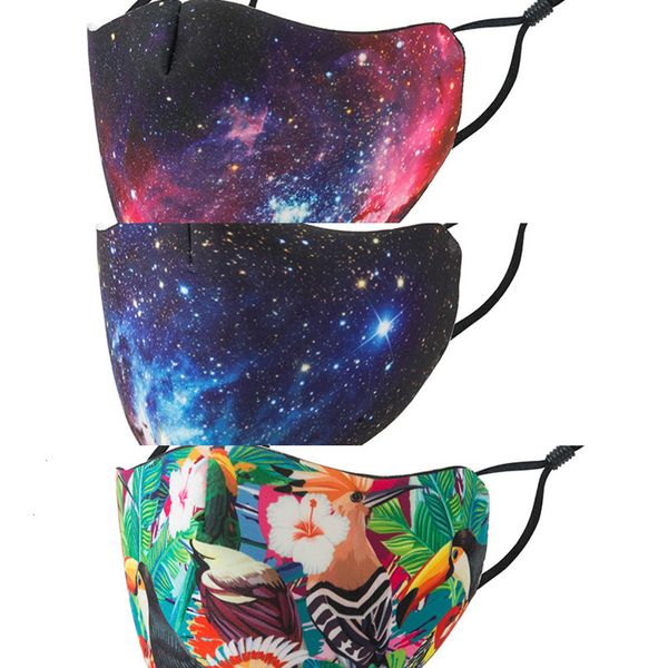 

reusable designer face adjustable fashion masks ear buckle mask soft brea phfg