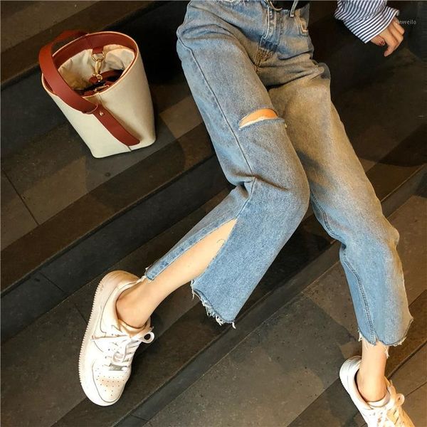 

2020 new jeans for women blue loose harem long trousers female loose jeans womens pants casual1