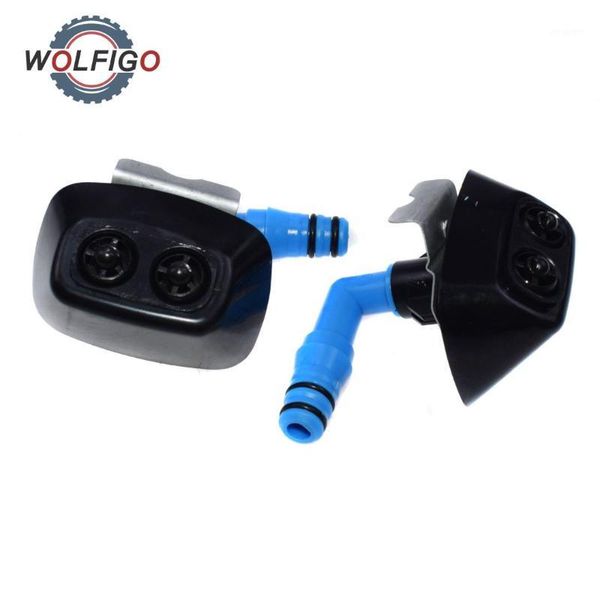 

car headlights wolfigo left right front bumper headlamp headlight washer sprayer nozzle jet & clip for saab 9-3 93 2003-2012 12803972 145100