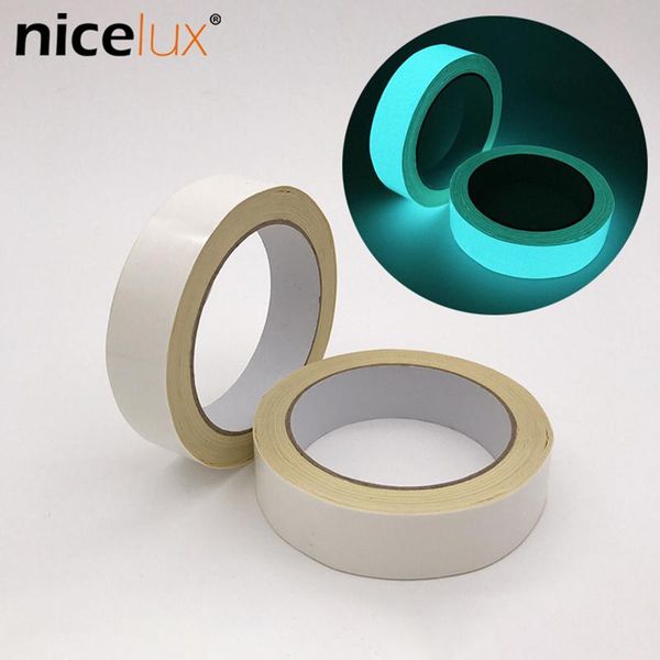 

3/6/10m luminous fluorescent night self-adhesive glow in the dark switch warn tape safety security room decoration sticker tape