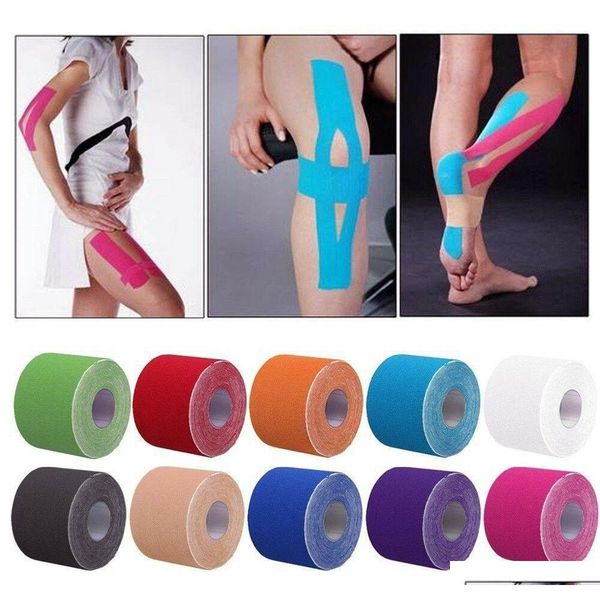 

kinesio tape muscle bandage sports kinesiology tape roll elastic adhesive strain injury muscle sticker kinesiol qylwsk wphome