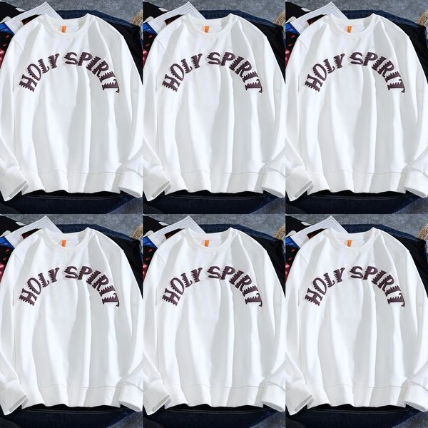 

spring and autumn men's pullover sweatersweaterhigh street pullover sweater men's casual loose long sleeve fashion brand thin swea, Black