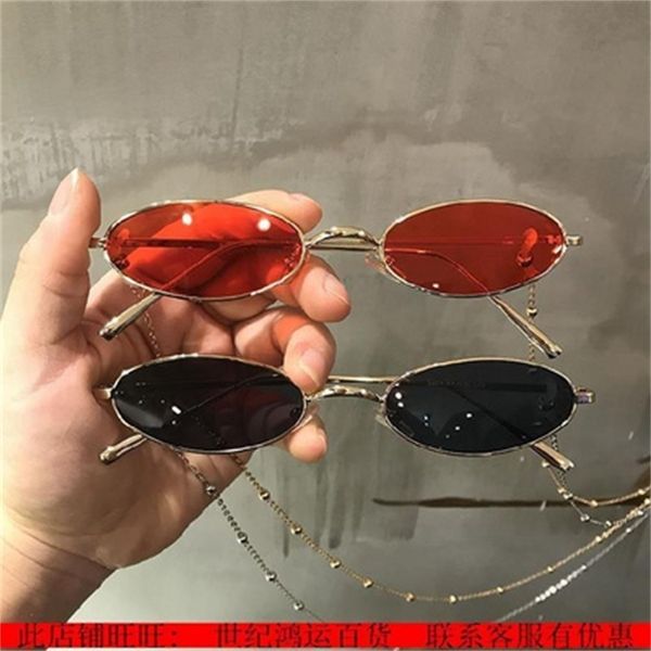 

leyeglasses waterproof fire outdoor super with chain sunglasses small colorful seaside girl gushe m, White;black