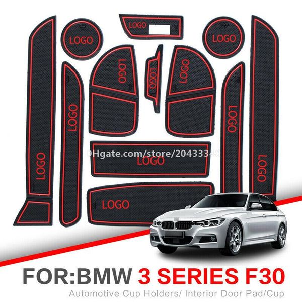 

car gate slot pad water coaster interior non-slip mats for for bmw 3 series f30