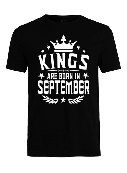 

kings are born in september 's shirt birthday gift for him birthday new popular famous brand quality sport hooded sweatshirt hoodie t s