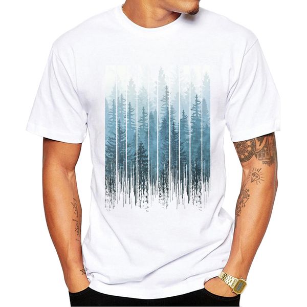 

teehub new arrival fashion grunge dripping turquoise misty forest print t shirt short sleeve hipster tee sport hooded sweatshirt hoodie