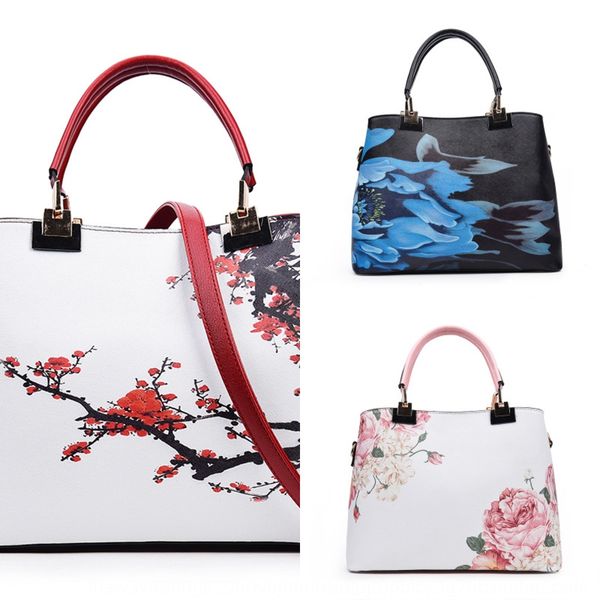 

плечо satchelhand ранец 2019 новый женский китайский стиль напечатанный pu рука кроссбоди мешок плеча горячей продажи женщин мешка 3a59d