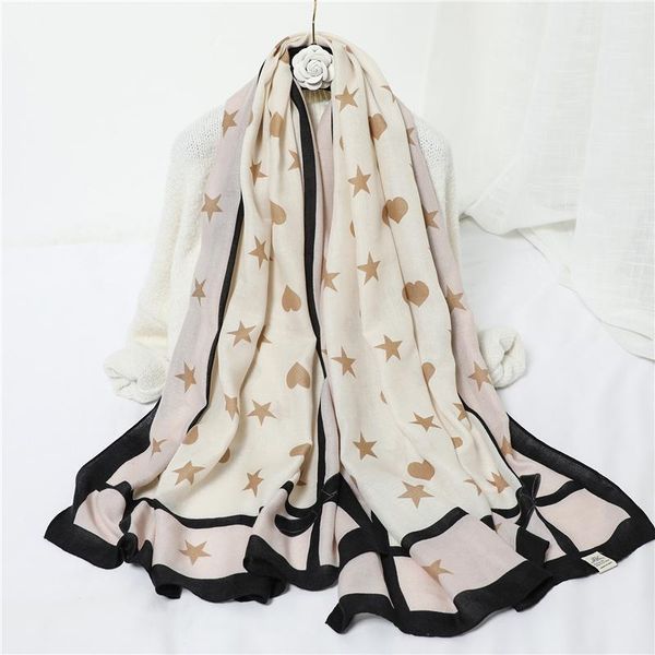 

fashion print women cotton shawls and wraps soft foulard pashmina lady beach scarf stole echarpe female hijab head scarves wmttda bdesybag, Blue;gray