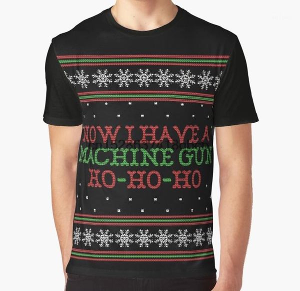 

all over print t shirt men tshirt die hard now i have a machine gun ugly christmas sweater big print full women graphic1, White;black