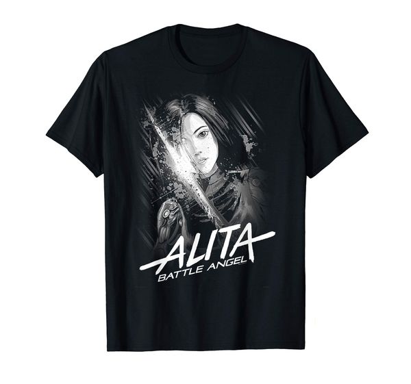 

alita battle angel t shirt black s 3xl sleeve tee shirt homme t shirt summer short sleeves tee plus size sport hooded sweatshirt hoodie
