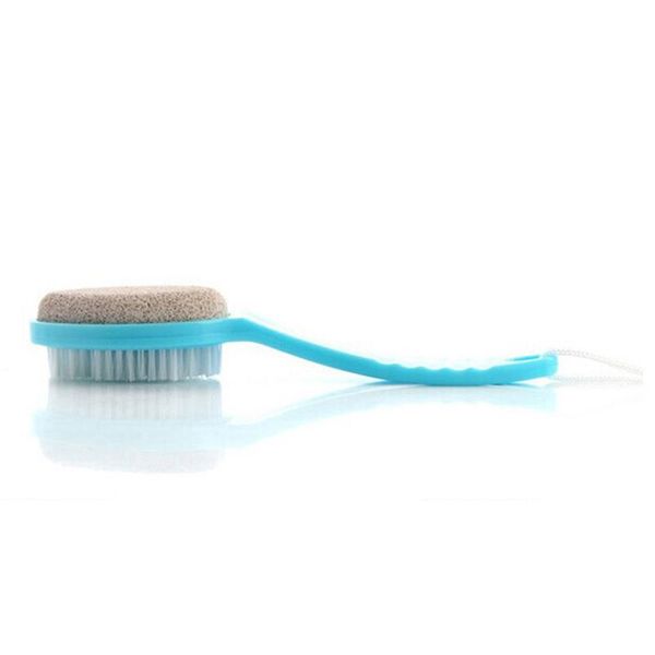 

bath brushes, sponges & scrubbers body foot brush with plastic handle (random color)