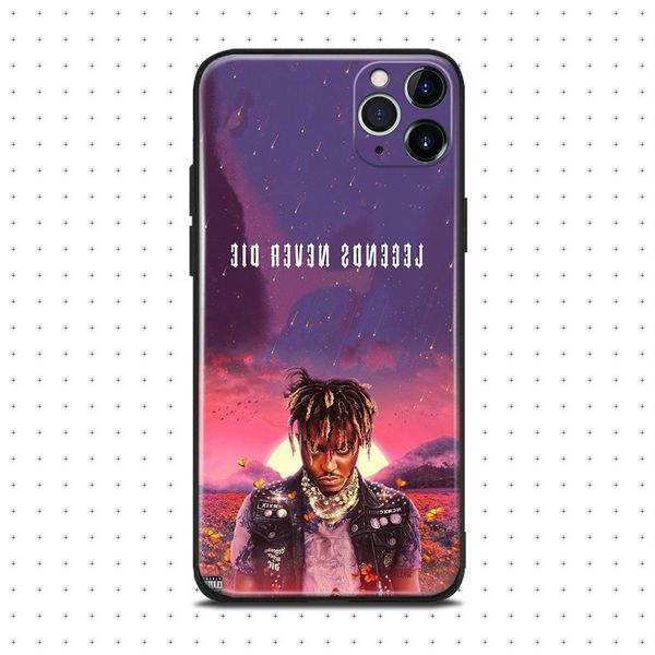 

legend never die juice wrld rapper for iphone se 6 6s 7 8 plus x xr xs 11 12 mini pro max soft silicone phone case cover shell