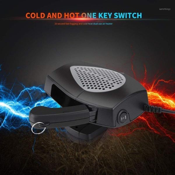 

car heater portable car heater auto cooling fan 3-outlet defrosts defogger 12v 150w warm electric windshield 12051