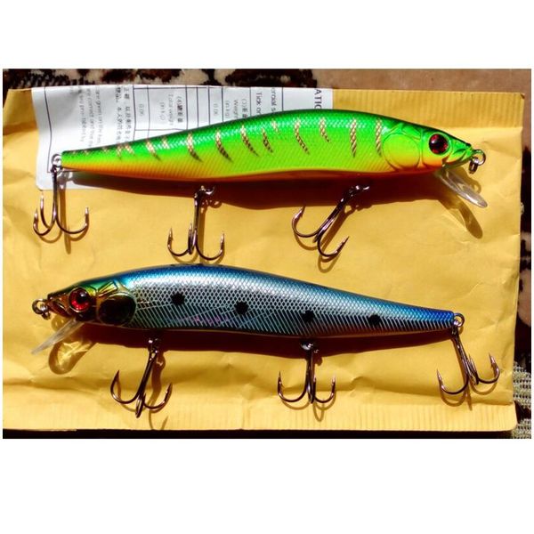 

1pcs 14cm 22.7g ater wobbler 3d eyes fishing lure minnow hard bait 3 fish hooks crankbait floating fishin qyllni
