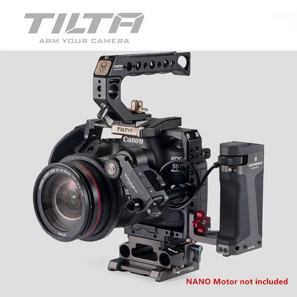 

tilta 5d camera cage black for 5d2 5d3 5d4 7d 5d mark ii iii dslr rig black cage side focus handle vs smallrig1