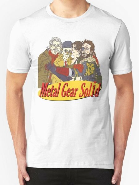 

new metal gear solid seinfeld logo men's t shirt size s 3xl short sleeve tee t shirts plus size sport hooded sweatshirt hoodie