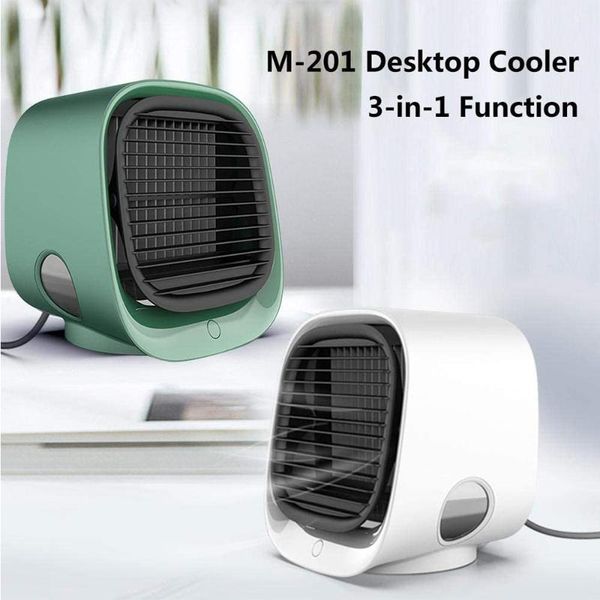 

cooling fan air conditioning air conditioner cooler humidifier purifier portable for home room office 3 speeds deskquiet