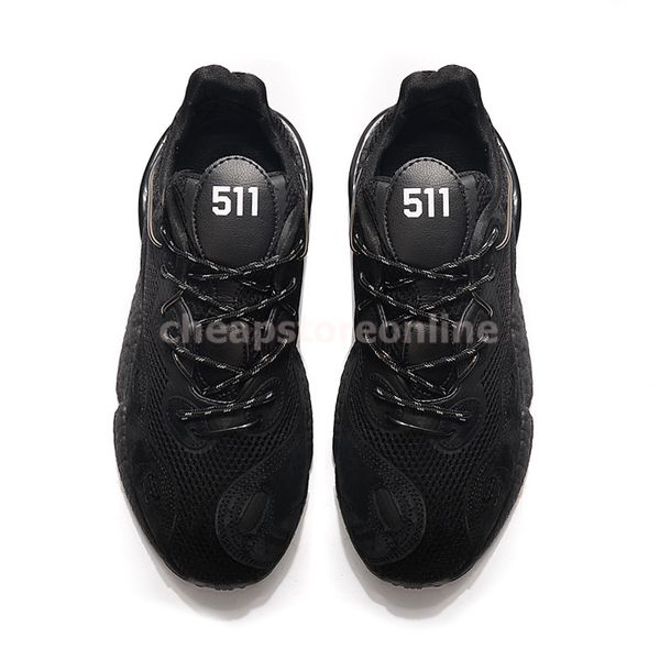 

2021 us 7.5 eur 38 new treeperi basf runner 511 v1 reflective sneakers men women running shoes triple black trainers for women