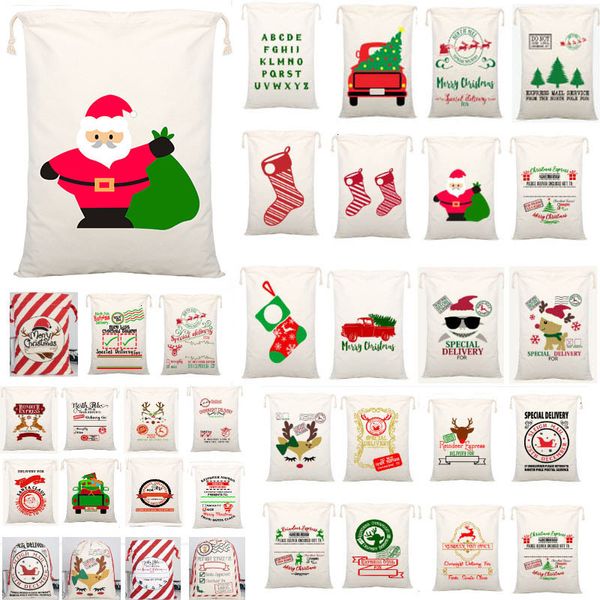 

factoryd4cdchristmas bag 54 drawstring with gift styles canvas reindeers santa claus sack bags f