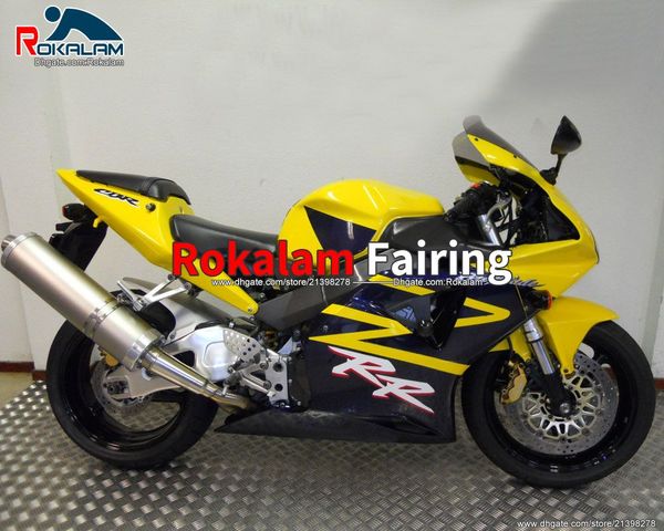 Для Honda Fairing CBR900RR 2002 954 954RR CBR 900RR 2003 CBR 900 RR 2003 желтые черные обтекивания (литье под давлением)