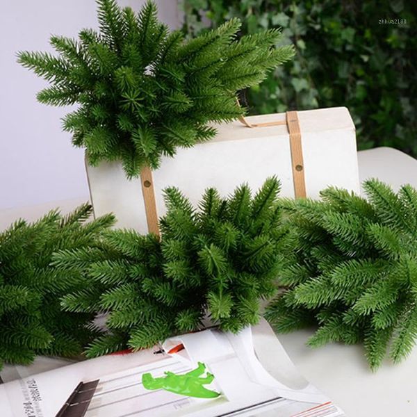 

1pack christmas decoration pine garland christmas tree fake plant branches tree ornaments children's gift supplies1