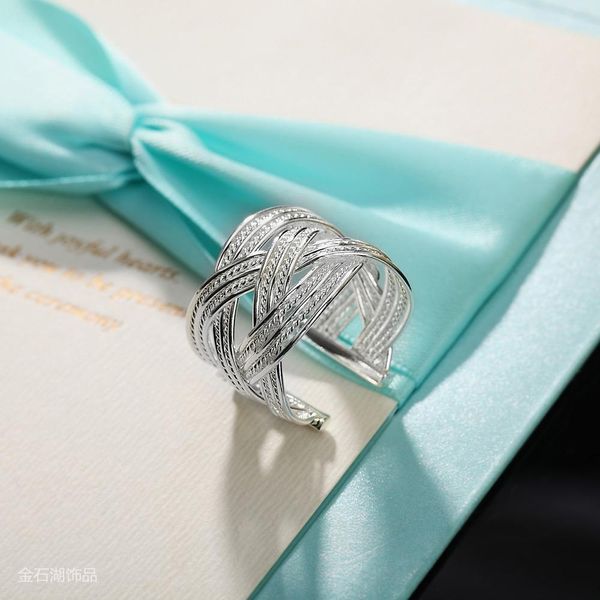 

silver fashion female big ring open women men cute lady wedding party jewelry lovely nice gift r024 h bbypqc