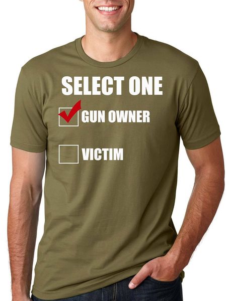 

2019 gun supporter nra t-shirt select one gun owner victim tee shirt rifle gun tee sport hooded sweatshirt hoodie