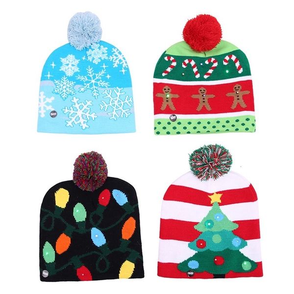 

led tree with lamp christmas gingerbread snowflakes knitting hat for decoration1 mcm8