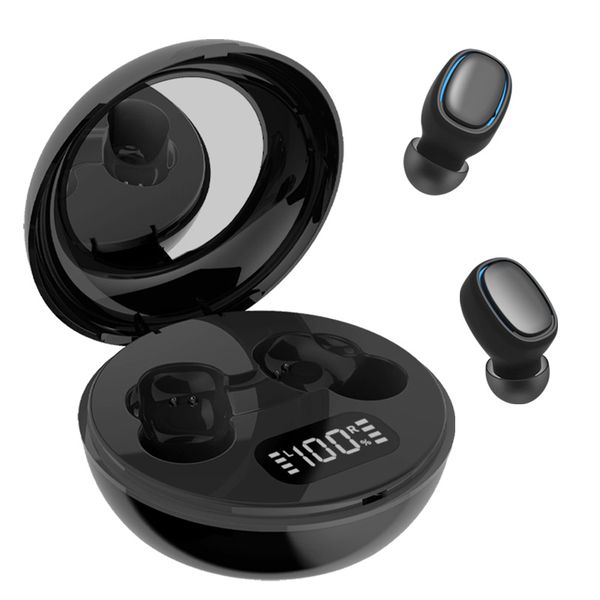 

headphones bluetooth wireless headset tws5.0 in-ear bluetooth headset with makeup mirror