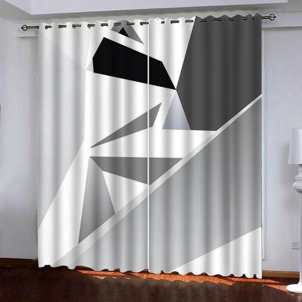 

curtain & drapes vintage style curtains customize window living room geometry blackout